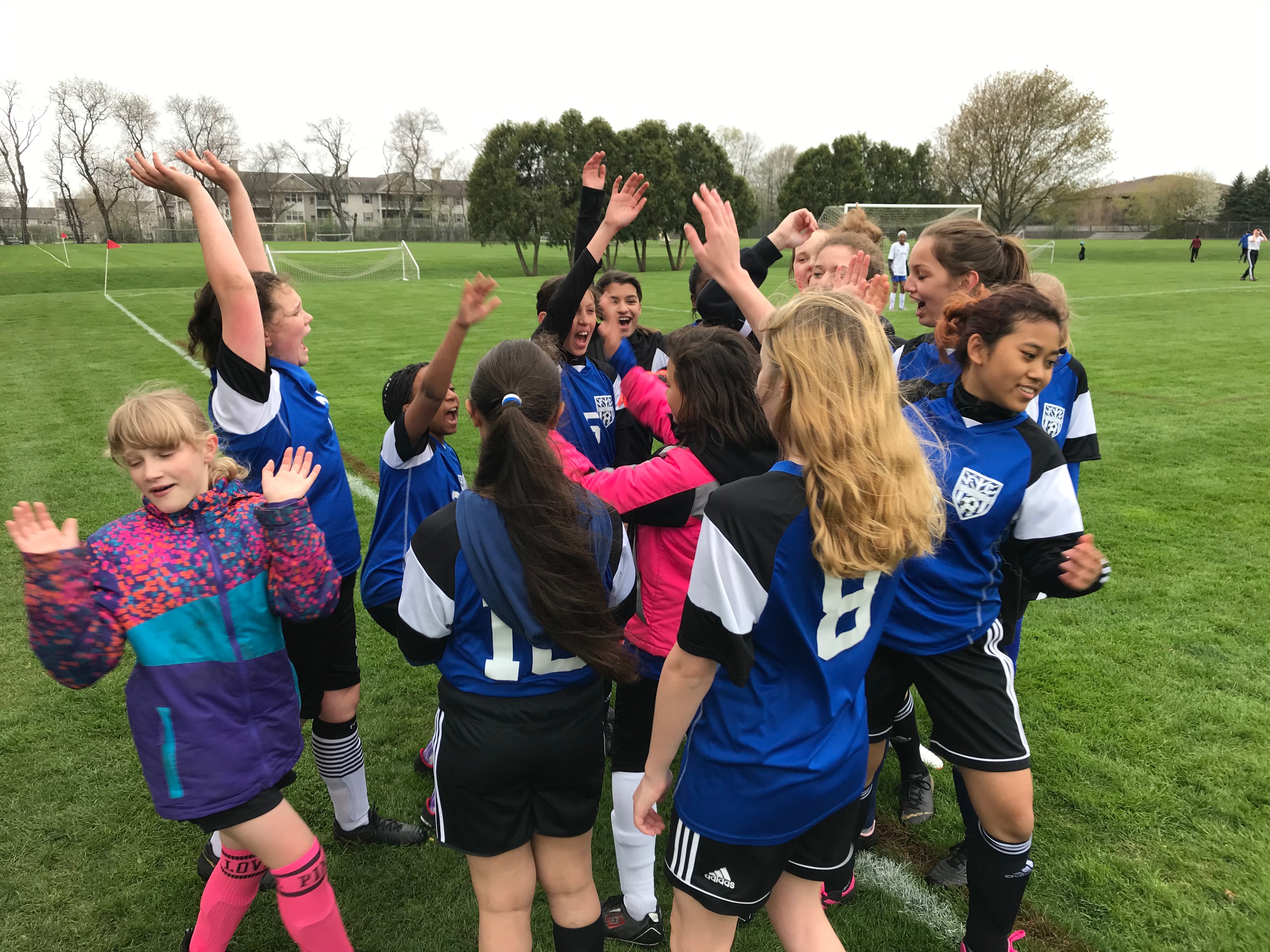 Girls Soccer: Tough Sledding on a Rainy Day